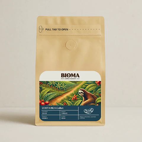 Café en grano "Café Bioma - Costa Rica Colibri" 250 gr