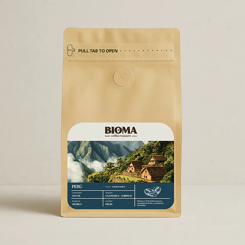 Café en grano "Café Bioma - Perú" 250 gr