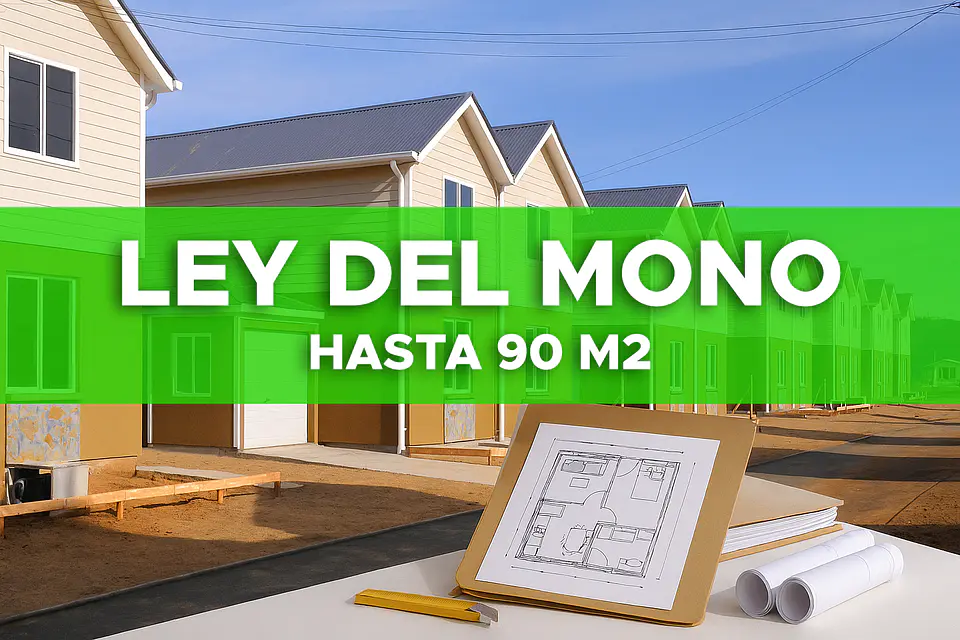 Ley del Mono (Ley 20.898) Hasta 90m2 1