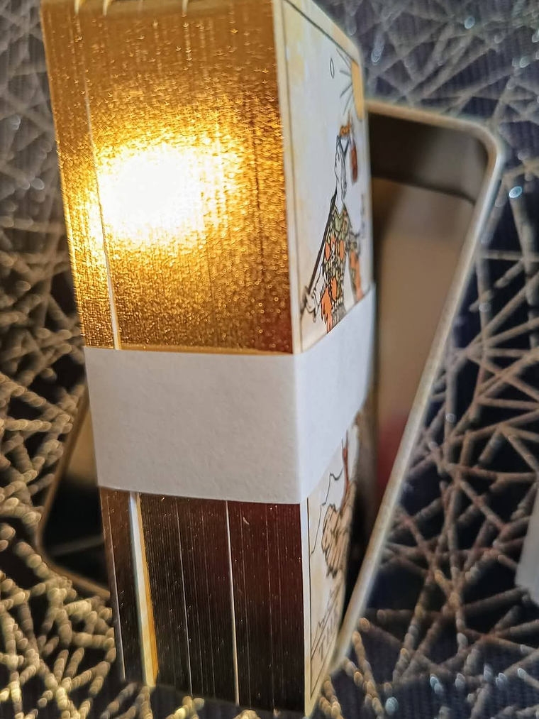 Tarot Rider Waite Edicion Vintage  Dorada 4