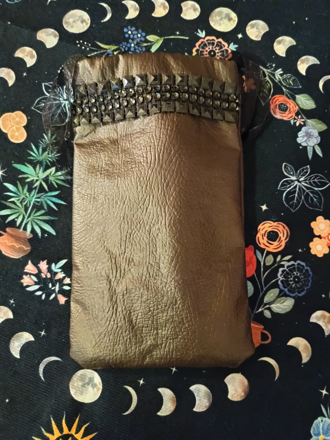 Sacos para Tarot Eco Cuero Cafe 1