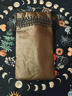 Sacos para Tarot Eco Cuero Cafe