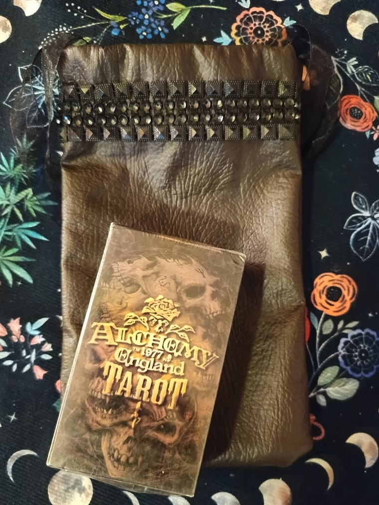 Sacos para Tarot Eco Cuero Cafe 2