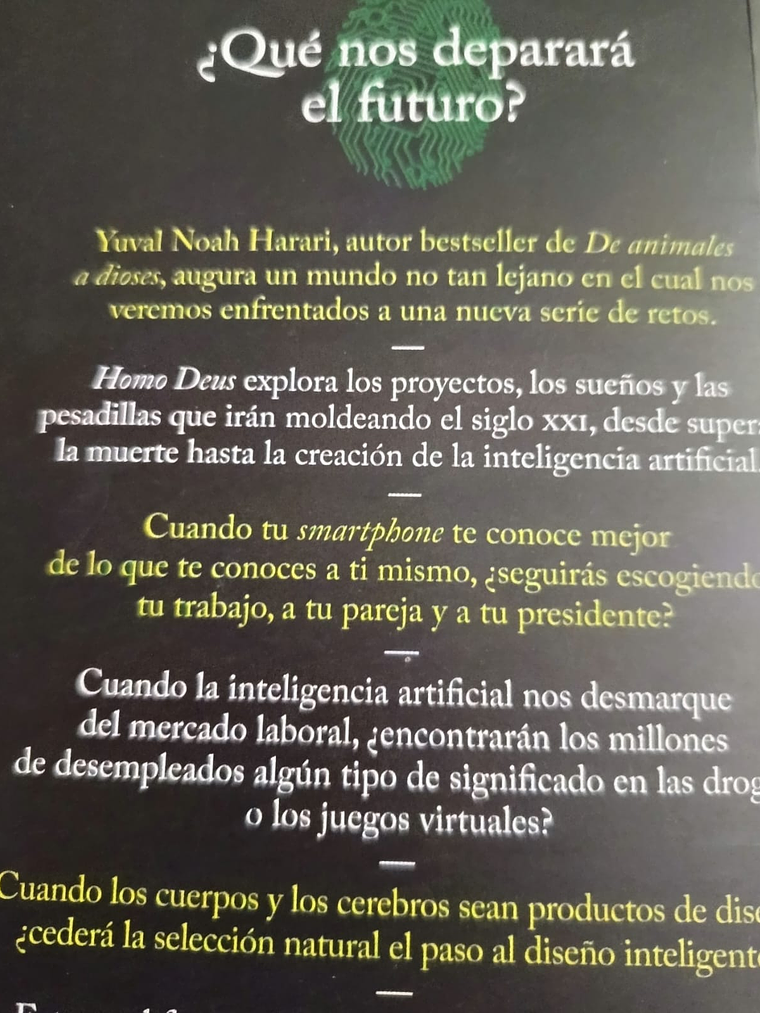 Libro Homo Deus  2
