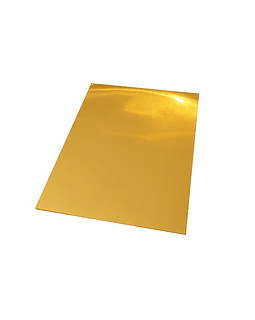 Vinilo Dorado Metálico Adhesivo Imprimible A4 /20 hojas 