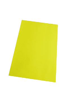 Papel Bond fluorescente Amarillo A4 70g 100 hojas 