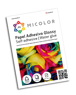 Papel Adhesivo brillante A3 135 g 50 hojas (Antioxido) 