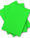 Papel Adhesivo fluorescente Verde A4 90g 50 hojas 