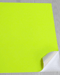 Papel Adhesivo fluorescente Amarillo A4 90g 50 hojas 