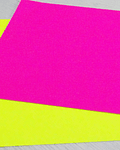 Papel Adhesivo fluorescente Amarillo A4 90g 50 hojas 