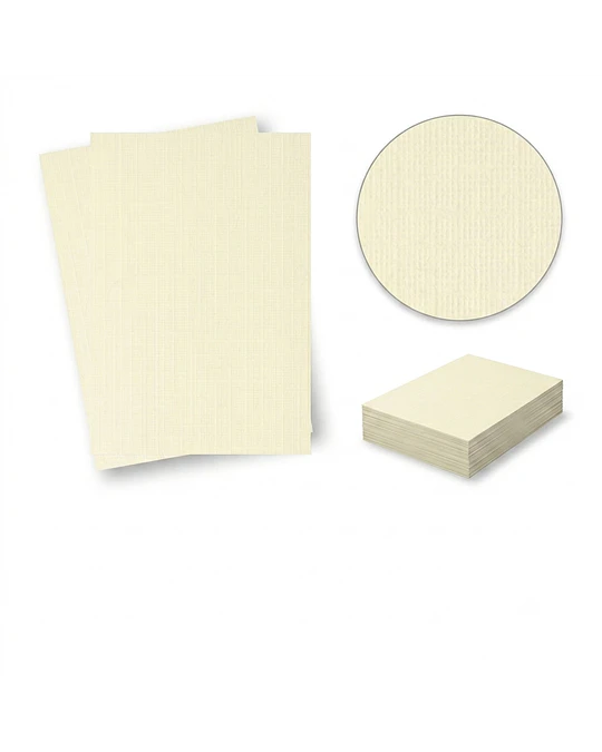 Opalina Hilada Ivory A4 200 g | Resma de 50 Hojas 