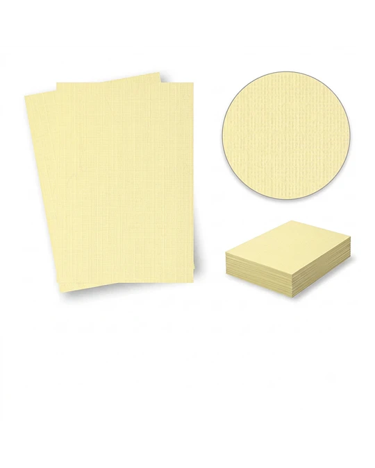 Opalina Hilada Vainilla Pastel A4 200 g | Resma de 50 Hojas