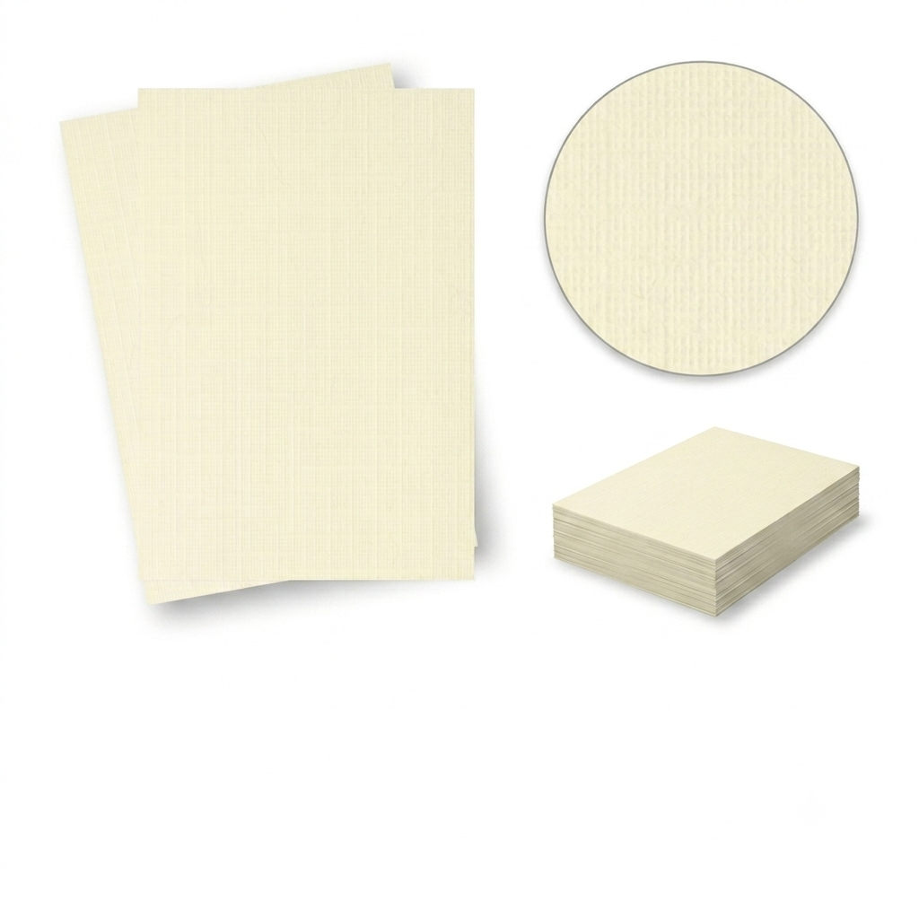 CARTULINA OPALINA CARTA GOFRADA IVORY 200 GR 125 UND