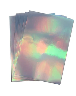 Vinilo Tornasol Adhesivo A3  20 hojas  (waterproof)     