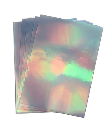 Vinilo Tornasol Adhesivo A3  20 hojas  (waterproof)     