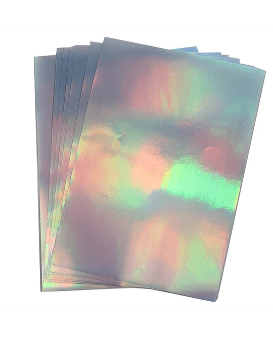 Vinilo Tornasol Adhesivo A3  20 hojas  (waterproof)     