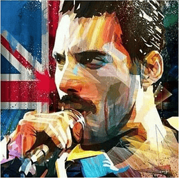 Pintura por números Freddie Mercury