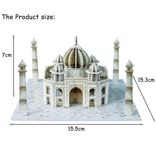 3d puzzle Taj Mahal 39 piezas