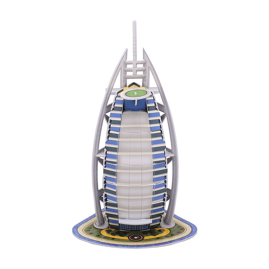 3d puzzle Burj Al Arab  17 piezas