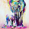 Diamond Painting Elefantes (40x50cm)