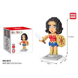 Nano Blocks Mujer Maravilla (tipo Lego 360 Piezas)