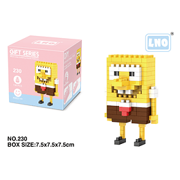 Nano Blocks Bob Esponja (tipo Lego 136 Piezas)