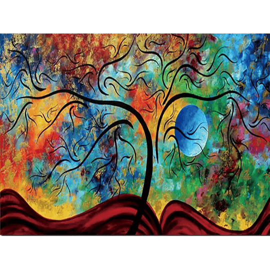 Diamond Painting Árbol abstracto (40x50cm) 