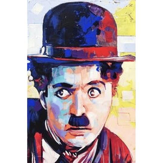 Pintura por números Chaplin (40x50 cm)