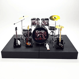 Bateria Miniatura con guitarras  Cypress Hill