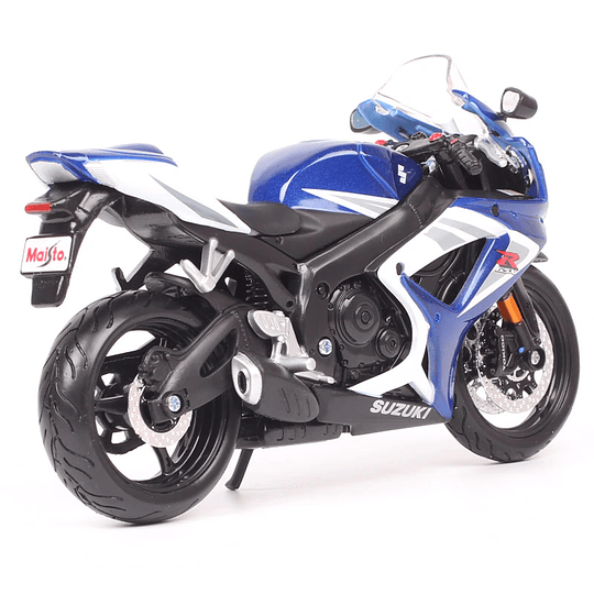 Motocicleta de carrera SUZUKI GSX-R750 Escala 1/12