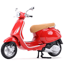 Motoneta Vespa Primavera Escala 1/12 (Rojo)