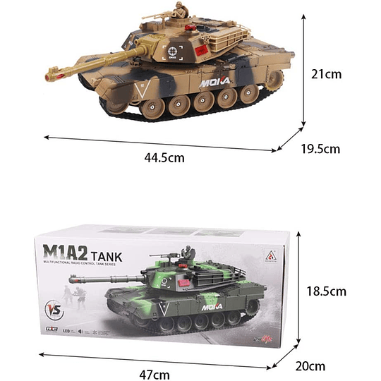 Tanque M1A2 Moka radiocontrolado