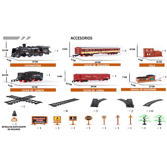 Tren a Control Remoto MOD.19036A