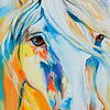 Pintura por números Caballo en Colores (40x50 cm)