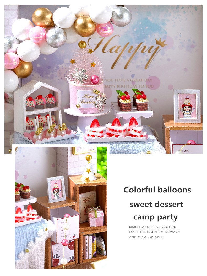 Casa De Muñecas Limón Pastel Melody Jane - Accesorio Para Cumpleaños Y Fiestas, Escala 1:12