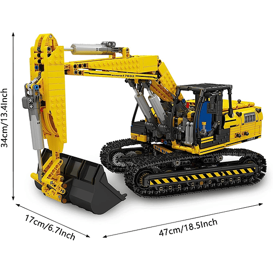 Lego a control remoto Excavadora (1828 piezas)