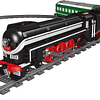 Tren world railway-steam express Lego a control remoto (1873 piezas)