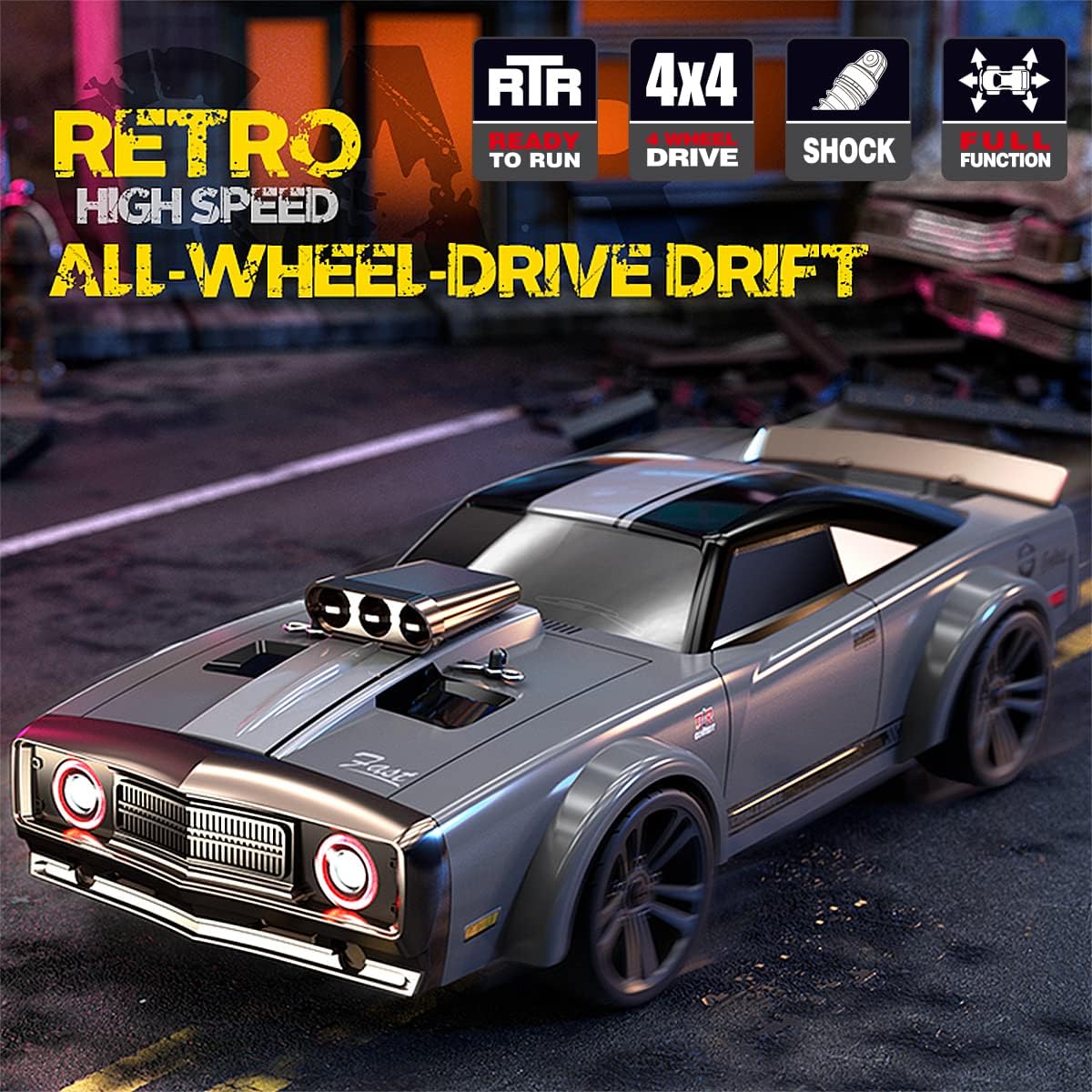 Auto Retro High Speed a control remoto