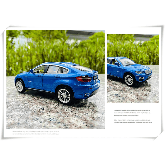 Auto BMW X6 escala 1:32