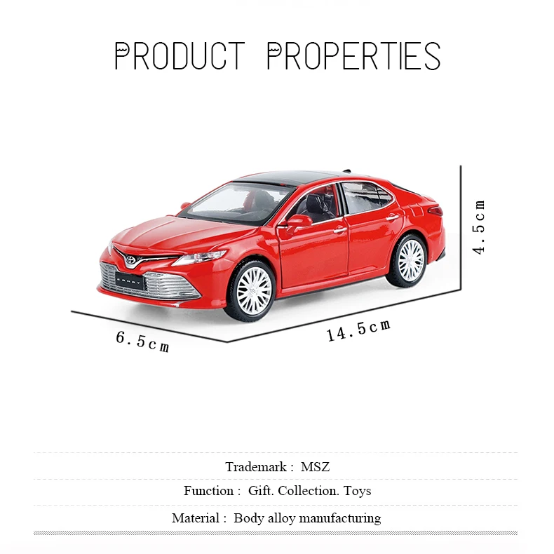 RSFIL 1:18 For Toyota Yaris GR Veicolo Pressofuso In Scala For Auto Piccole Dimensioni Collezione Veicoli Finiti For Auto Giocattolo Grandi Dimensioni Rosso, HOPEYS8882012 - Foto 8