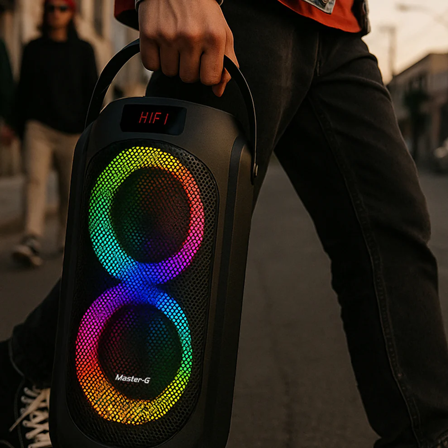 Master-G Parlante Karaoke Bluetooth 30W 6,5” x2 MGEVO  2