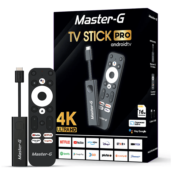 Master-G Streaming Tv Stick 4K Ultra HD Android  1