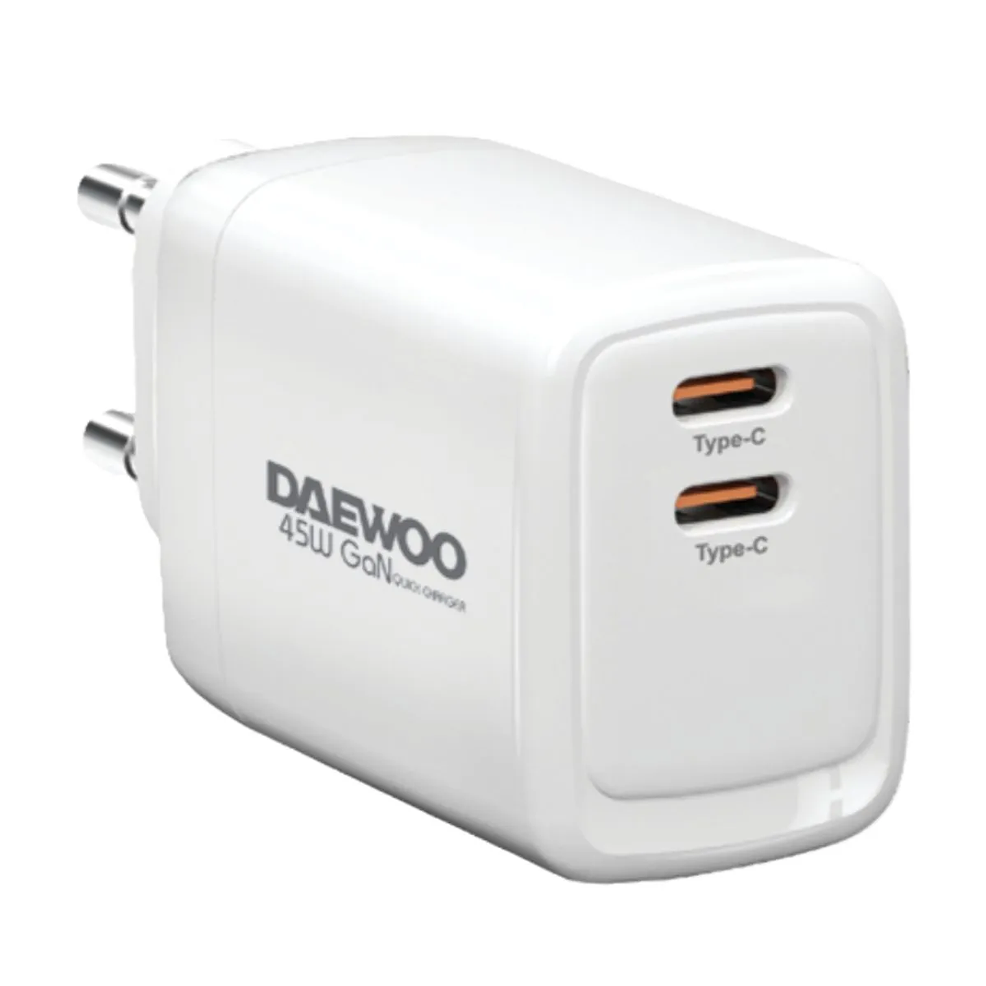 DAEWOO CARGADOR DE PARED 45W CARGA DUAL ULTRARRAPIDA  1