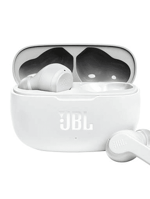 Audífonos Inalámbricos JBL Wave 200 TWS, In-Ear, Batería 20 Horas, Blanco