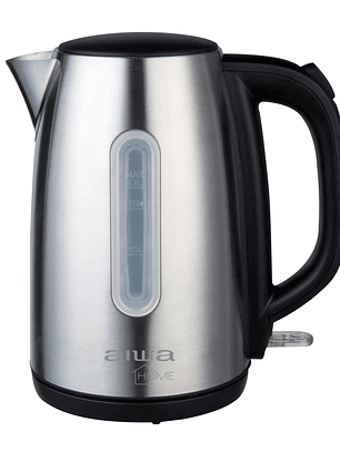 Hervidor Eléctrico 1.7l Aiwa Acero Inoxidable 2200w A-jd1402 Plateado