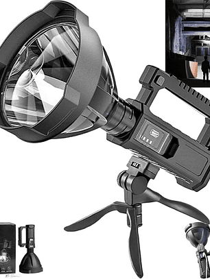 Linterna Foco Led Recargable XHP70 ultima generacion USB Tipo C