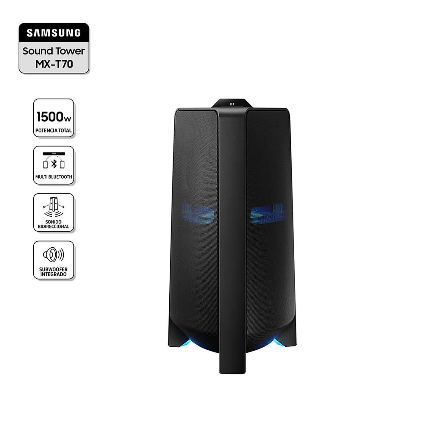 Minicomponente Sound Tower Samsung MX-T70/ZS 1