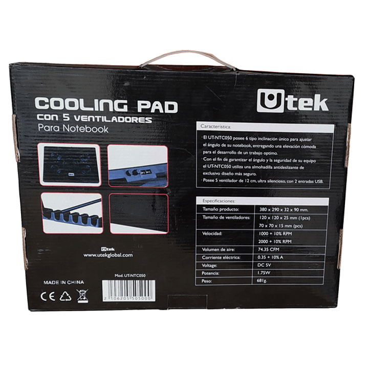 Cooler para notebook 12 -17
