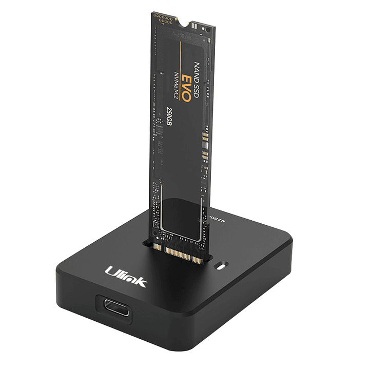 Docking Station Dual para Discos SSD (NVME/SATA) / mod. UL-DCKM2 1