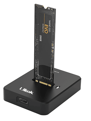 Docking Station Dual para Discos SSD (NVME/SATA) / mod. UL-DCKM2